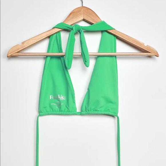 Frankies Bikinis Julianne top in Jade green S - Picture 5 of 7